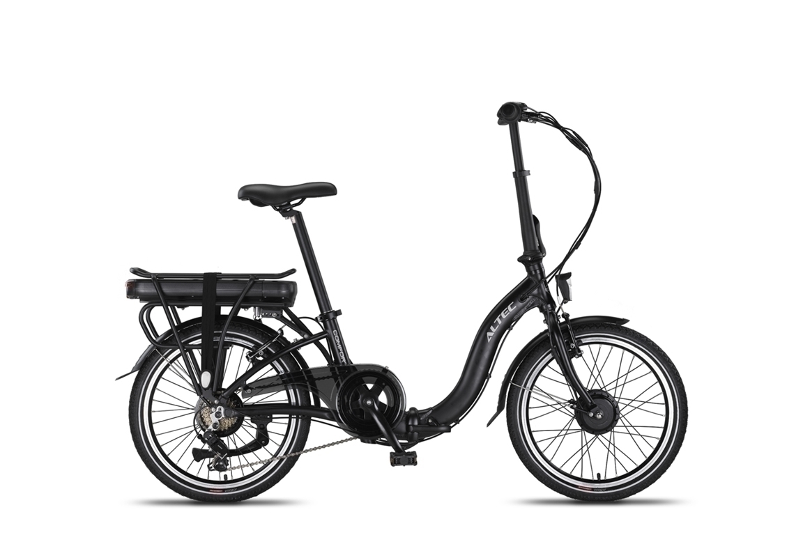 Altec Comfort E-bike Vouwfiets 20 inch 7-spd. 518Wh Mat Zwart - M129 - 40Nm - **** ACTIE *****