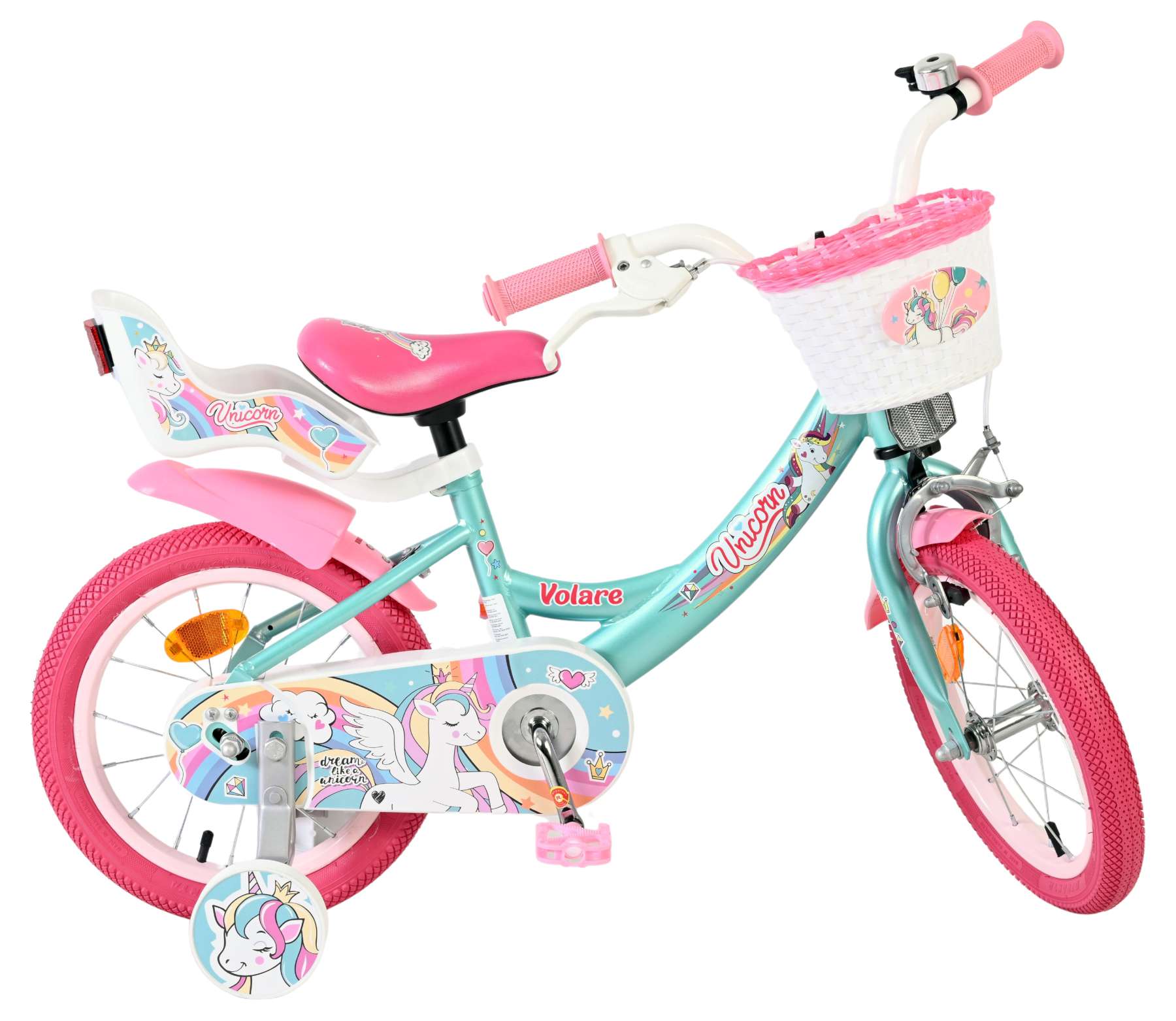 Volare_Unicorn_kinderfiets_14_inch_groen-W1800
